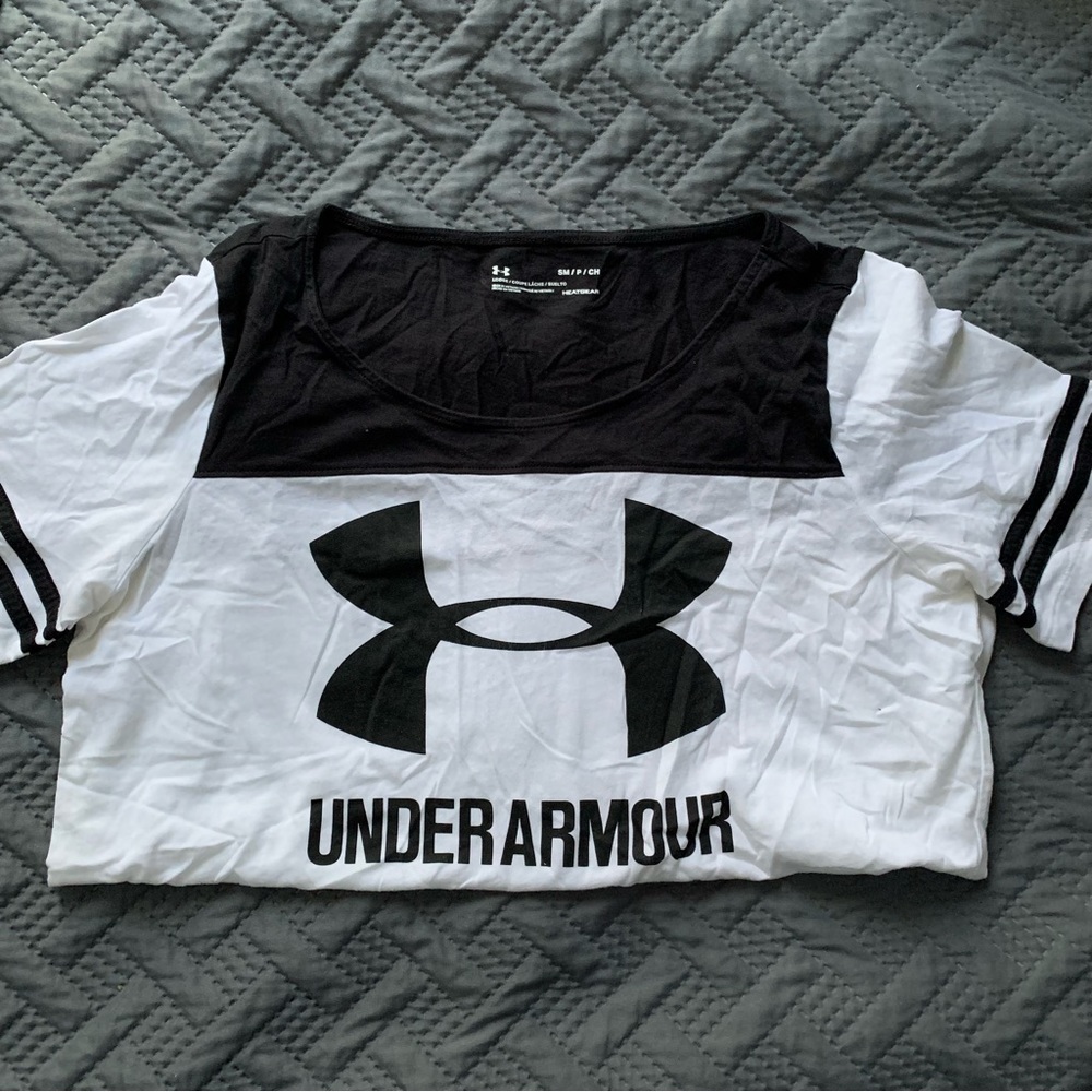 Under Armour logo baseball tee